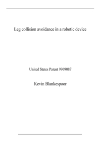 Leg collision avoidance in a robotic device