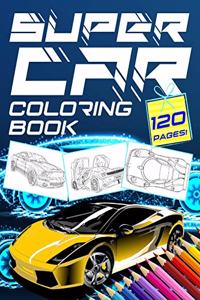 SuperCar Coloring Book