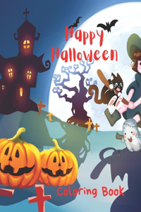 Happy Halloween Coloring Book