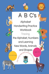 Alphabet Handwriting Practice Workbook