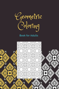 Geometric Coloring Book for Adults