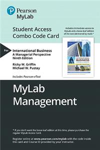 Mylab Management with Pearson Etext -- Combo Access Card -- For International Business