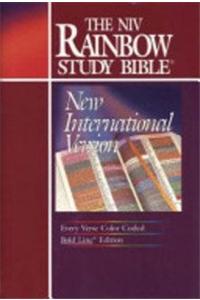 NIV Rainbow Study Bible, Hardback