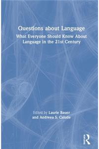 Questions About Language