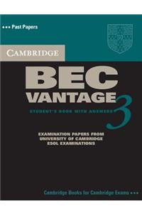 Cambridge BEC Vantage 3 Self Study Pack