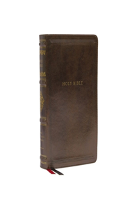 NKJV, Personal Size Reference Bible, Sovereign Collection, Leathersoft, Brown, Red Letter, Comfort Print