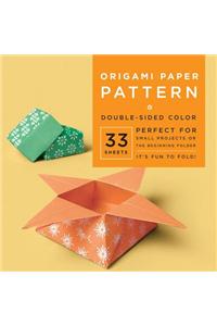 Origami Paper Pattern - 6 3/4 - 33 Sheets