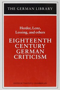 Eighteenth Century German Criticism