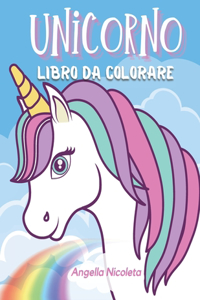 Unicorno Libro da colorare