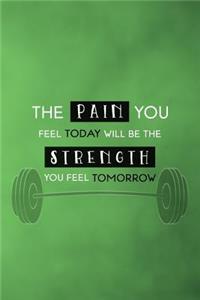 The Pain You Feel Today Will Be the Strength You Feel Tomorrow