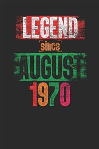 Legend Since August 1970