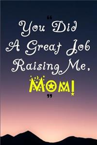 You Did a Great Job Raising Me, Mom!
