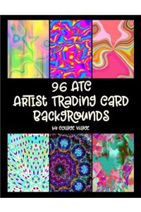 96 ATC Artist Trading Card Backgrounds