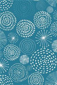 Modern Circular Doodles Notebook
