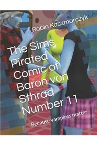 Sims Pirated Comic of Baron von Sthrad Number 11