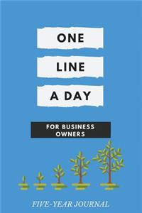 One Line a Day for Business Owners