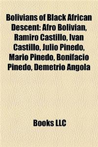 Bolivians of Black African Descent