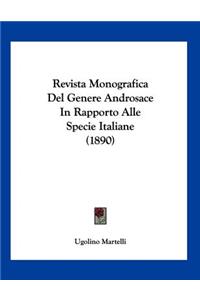 Revista Monografica Del Genere Androsace In Rapporto Alle Specie Italiane (1890)