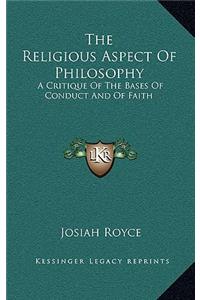 The Religious Aspect of Philosophy