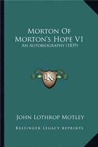 Morton Of Morton's Hope V1