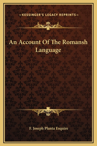 Account Of The Romansh Language