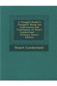 A Thought-Reader's Thoughts