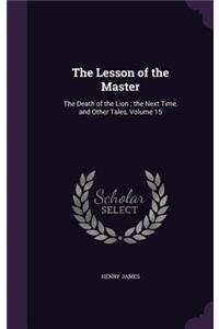 The Lesson of the Master