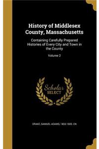 History of Middlesex County, Massachusetts