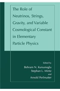 Role of Neutrinos, Strings, Gravity, and Variable Cosmological Constant in Elementary Particle Physics