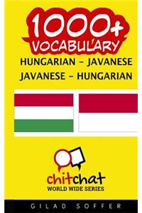 1000+ Hungarian - Javanese Javanese - Hungarian Vocabulary
