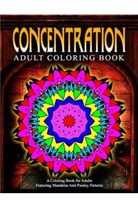CONCENTRATION ADULT COLORING BOOKS - Vol.15