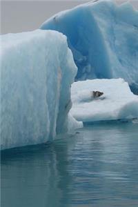 Glacier Ice in Shades of Blue Icebergs in the Arctic Journal