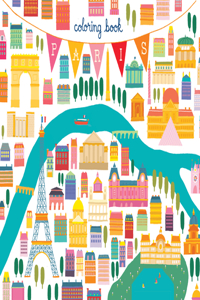 Paris Coloring Book