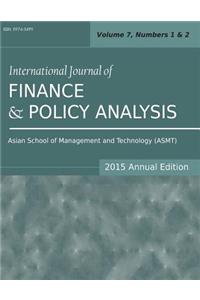International Journal of Finance and Policy Analysis (2015 Annual Edition)