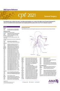 CPT 2021 Express Reference Coding Card: General Surgery
