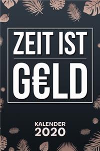 Kalender 2020: A5 Motivation Terminplaner für angehender Millionär mit DATUM - 52 Kalenderwochen für Termine & To-Do Listen - Geld Sprüche Terminkalender Geldgeil 