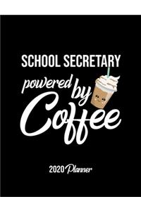 School Secretary Powered By Coffee 2020 Planner