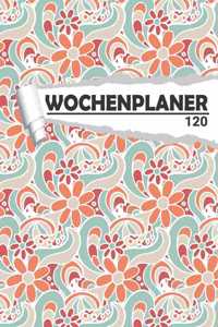 Wochenplaner Blumen Muster