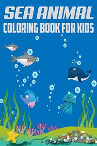Sea Animal Coloring Book for Kids