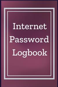 Internet Password Logbook Notebook Journal