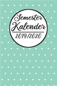 Semester Kalender 2019 / 2020