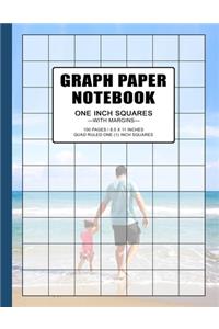 Graph Paper Notebook 1 Inch Squares