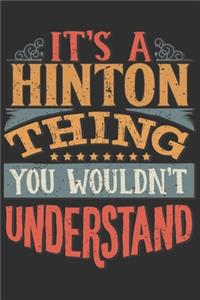 It's A Hinton You Wouldn't Understand