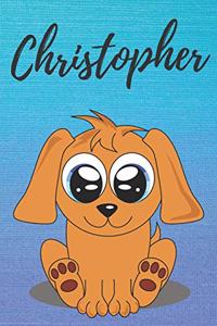 Christopher dog coloring book / notebook / journal / diary