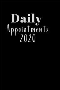 Daily Appointments 2020