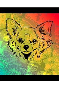 Chihuahua Color Burst Notebook