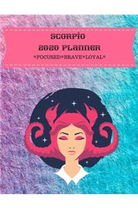 Scorpio 2020 Planner