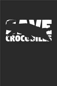 Save Crocodiles Notebook - Crocodiles Gift - Vintage Endangered Animal Journal - Extinction Animals Diary for Crocodile Lovers
