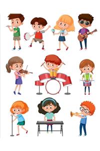 Music Omposition Notebook Kids