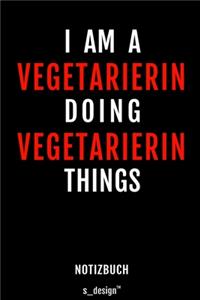 Notizbuch für Vegetarierin